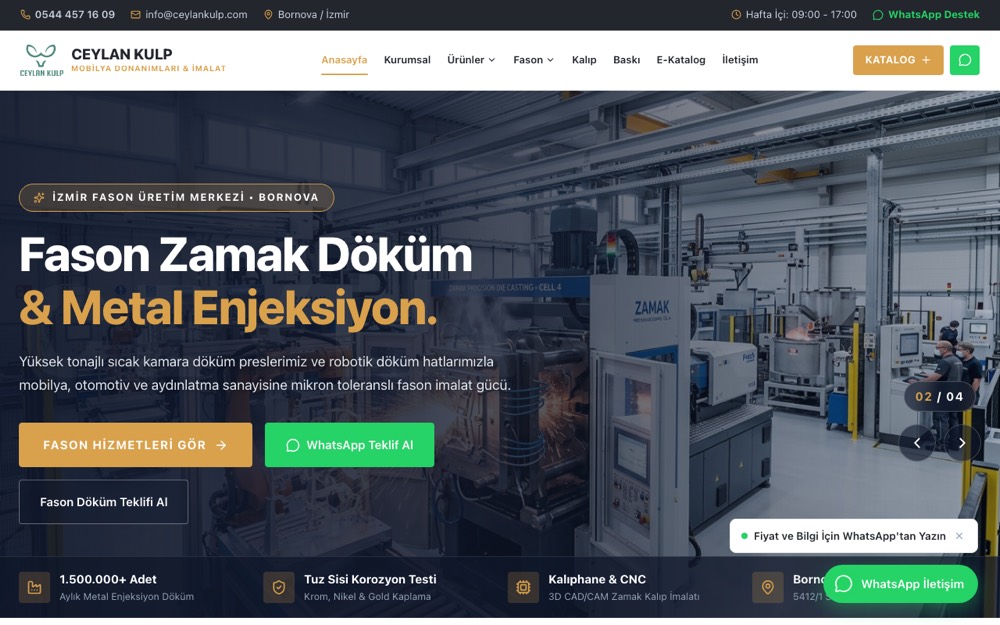 Ceylan Kulp web sitesi ekran görüntüsü